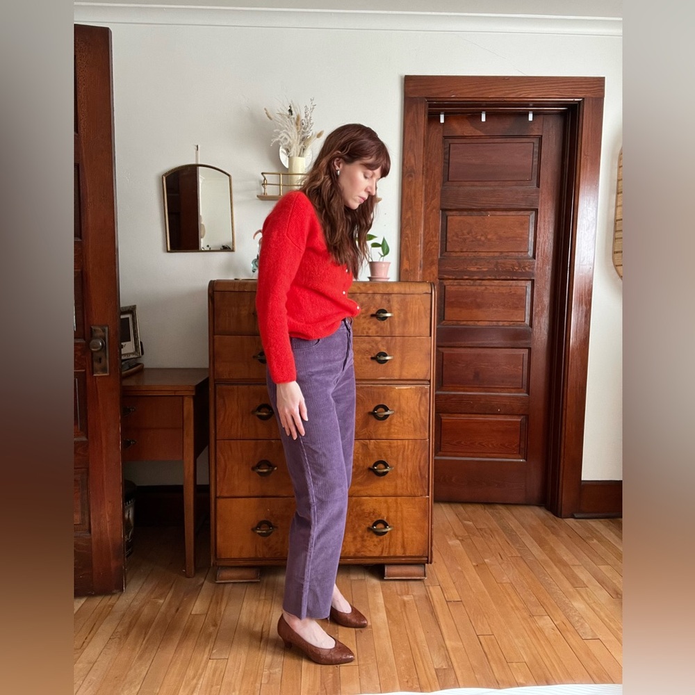 Purple Corduroy Pants